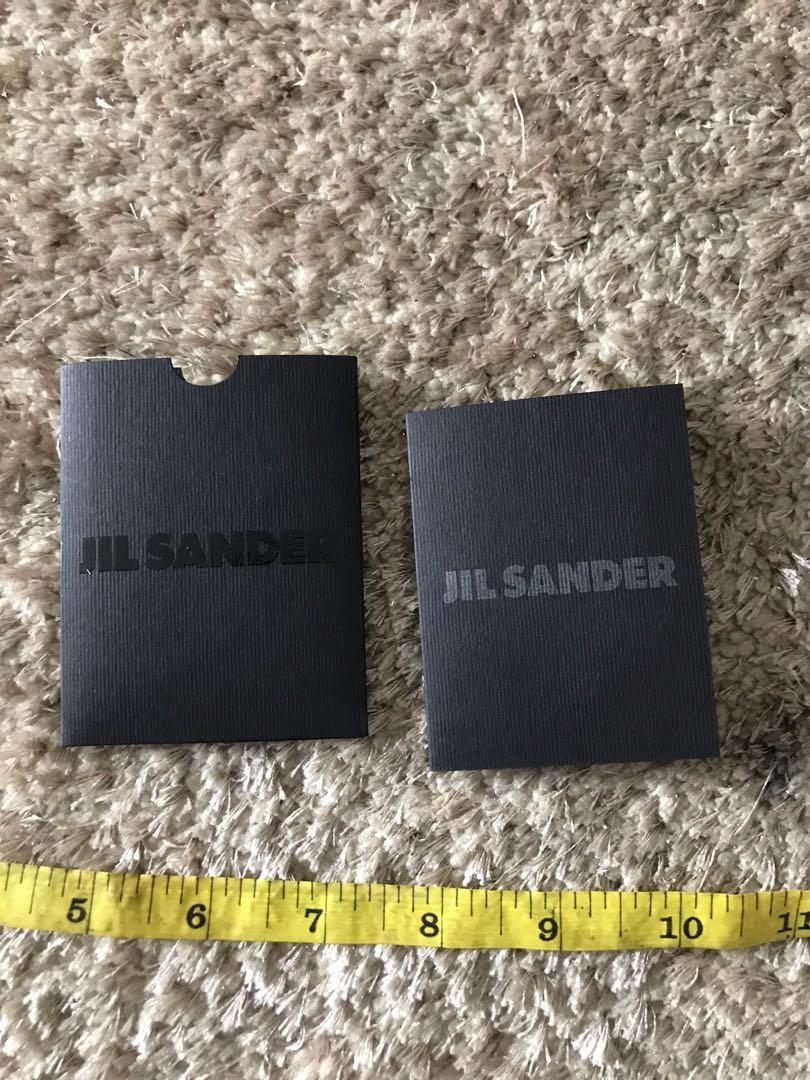 Jil Sander bookcard booklet buat tas sepatu sandal domoet aksesoris