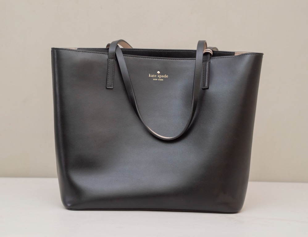 Kate Spade Lawton Way Rose Tote Bag black, Luxury, Bags & Wallets on  Carousell