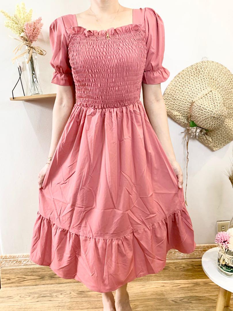 dark old rose dress