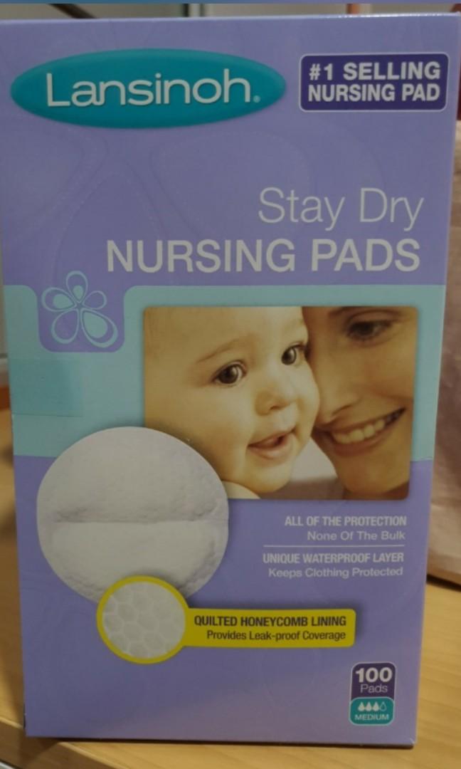 Lansinoh nursing pads stay dry 100pcs, Babies & Kids, Nursing