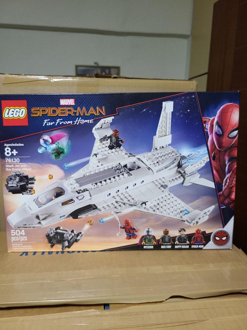 Lego 76130 stark jet and the drone attack spiderman Hobbies Toys Toys Games on Carousell