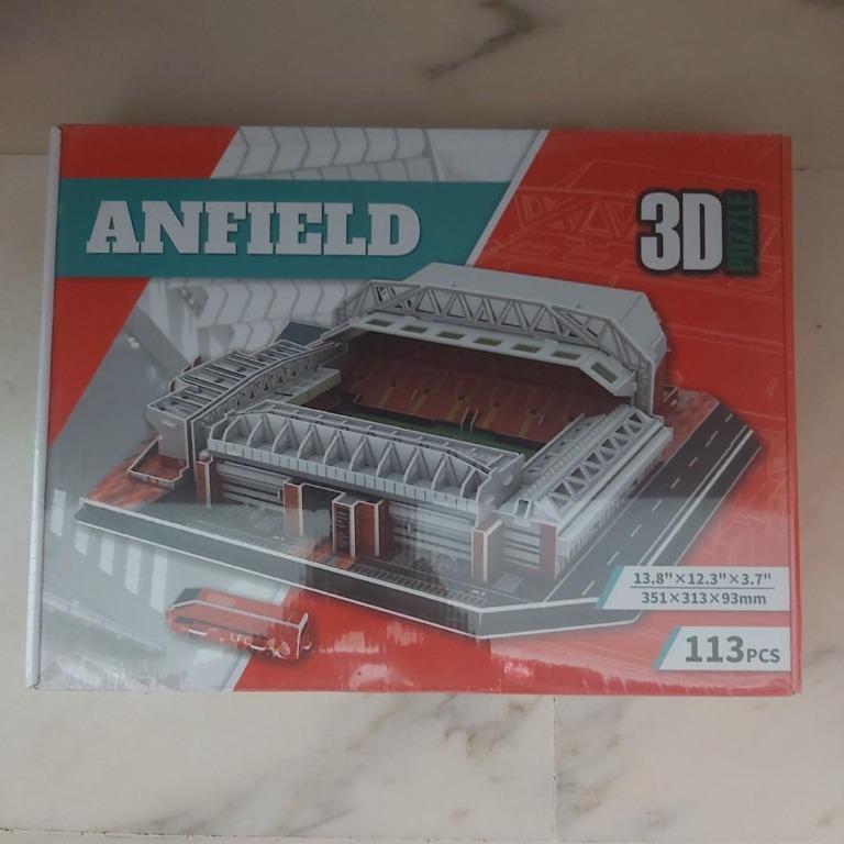 Liverpool Anfield 3D Stereoscopic Football Stadium Model Puzzle ...