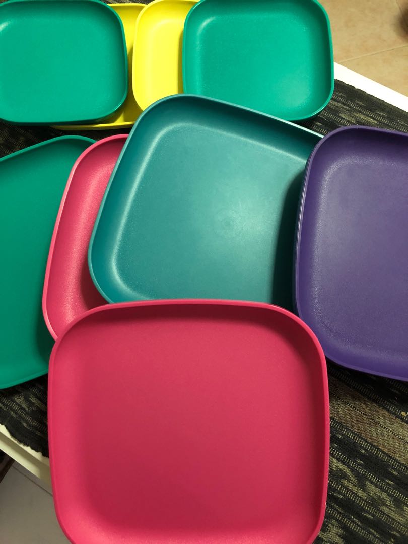 Tupperware Luncheon Plates , Furniture & Home Living, Kitchenware