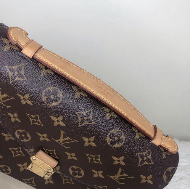 LV Pochette Metis (Category: Luxury Bags & Wallets) located in Quezon City. Submitted by theluxurycityph. (Listing ID 1091670007, Image 3). Description: 💯Authentic Louis Vuitton Pochette Metis comes with strap and dustbag 7.5/10 condition (initials you) ✔️open for meetup or shipping 𝗗𝗶𝘀𝗰𝗹𝗮𝗶𝗺𝗲𝗿 — TheLuxuryCityPH 𝗶𝘀 𝗻𝗼𝘁 𝗮𝘀𝘀𝗼𝗰𝗶𝗮𝘁𝗲𝗱 𝗼𝗿 𝗮𝗳𝗳𝗶𝗹𝗶𝗮𝘁𝗲𝗱 𝘄𝗶𝘁𝗵 𝗮𝗻𝘆 𝗼𝗳 𝘁𝗵𝗲 𝗯𝗿𝗮𝗻𝗱𝘀 𝗳𝗲𝗮𝘁𝘂𝗿𝗲𝗱. 𝗔𝗹𝗹 �