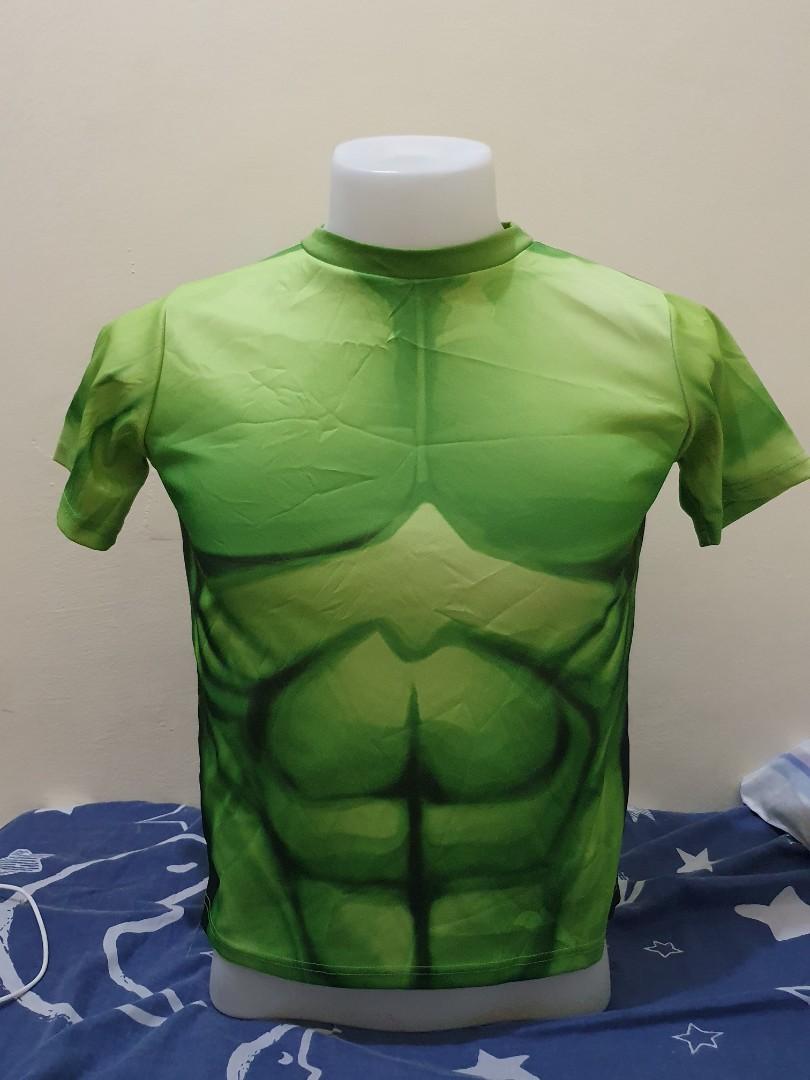 Marvel Hulk Drifit Shirt Men s Fashion Activewear on Carousell