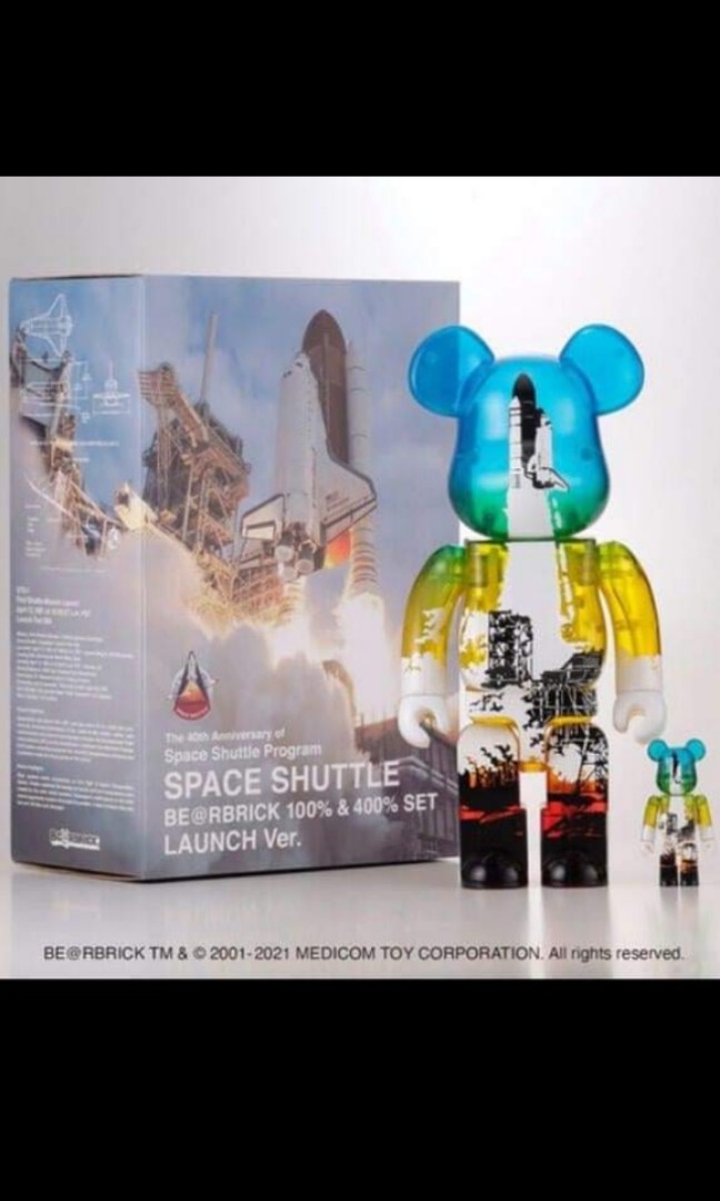SPACE SHUTTLE BE@RBRICK LAUNCH 100%&400% - フィギュア