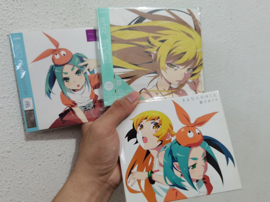 Monogatari Series 3 Theme Songs Cd Claris Border Trysail Whiz Brand New Hobbies Toys Music Media Cds Dvds On Carousell