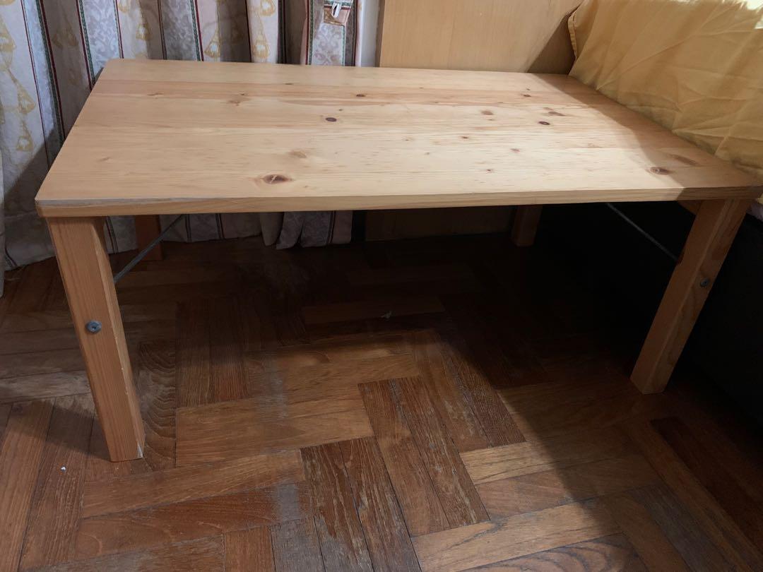MUJI Pine Folding Foldable Low Table