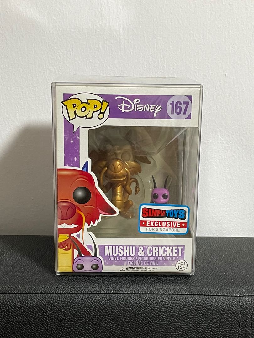 Mushu and Cricket Mulan Funko Pop 