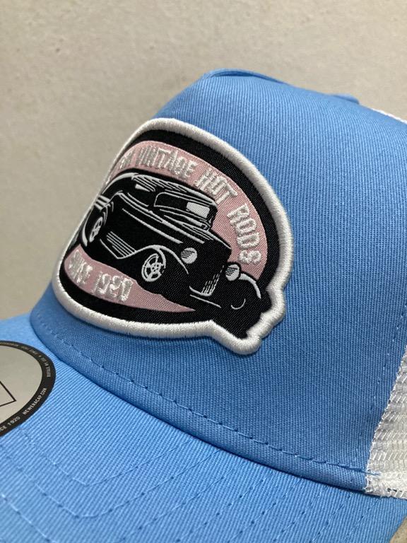 New Era Hot Rod Blue A-Frame Trucker