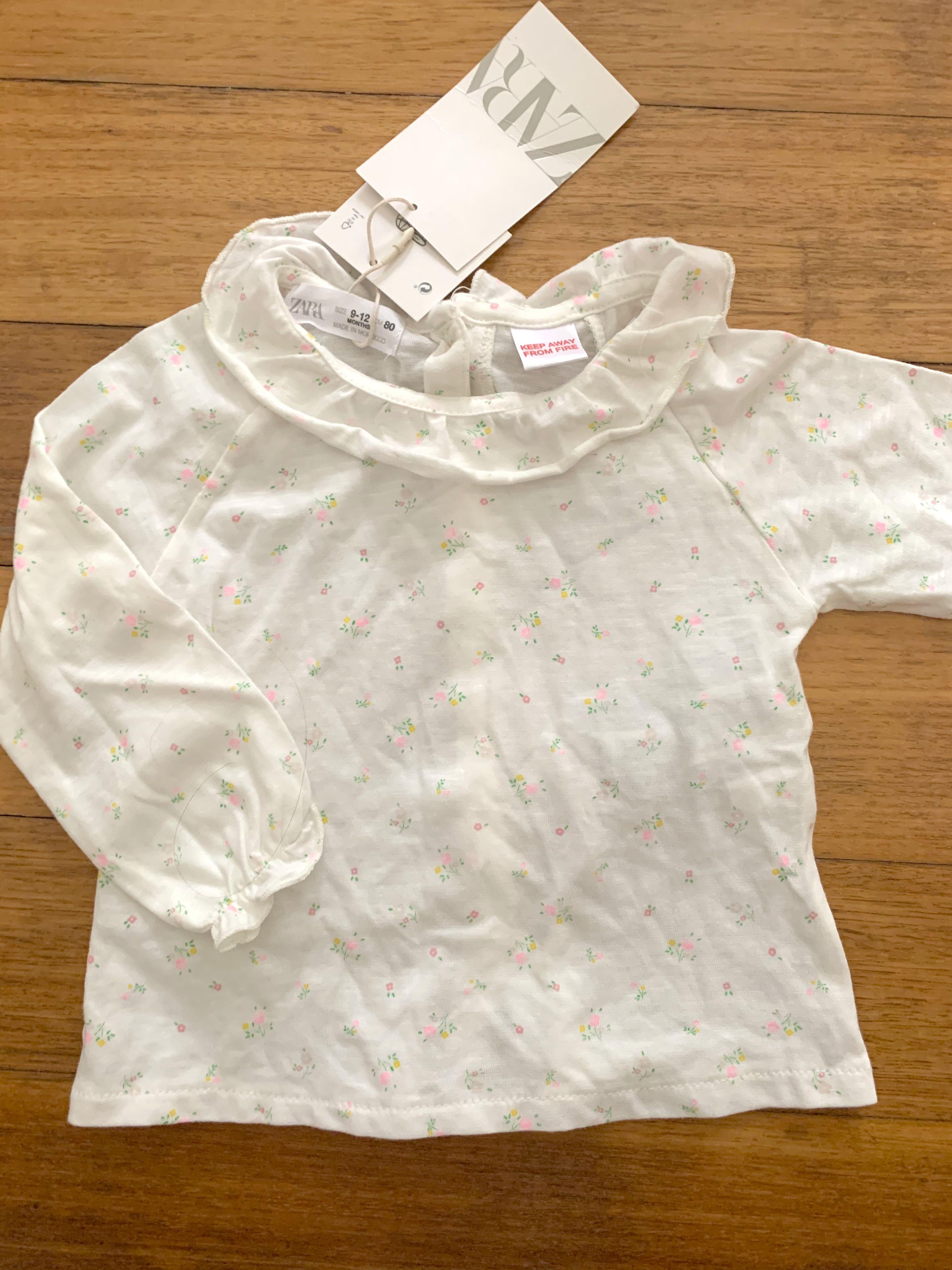 Zara polka dot blouse 9-12 months