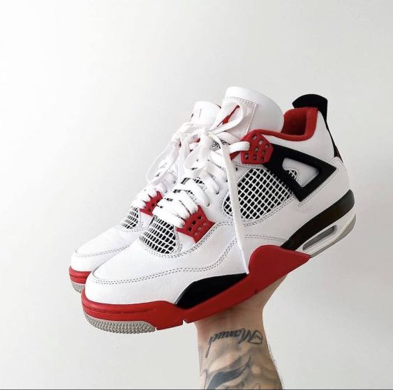 fire red 4s 8.5