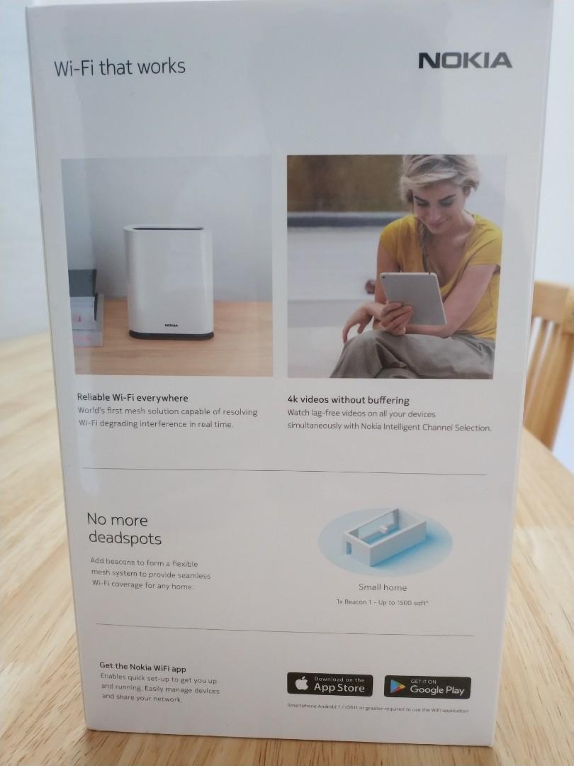 Nokia Beacon 1 Wifi Mesh Router, Computers & Tech, Parts & Accessories ...