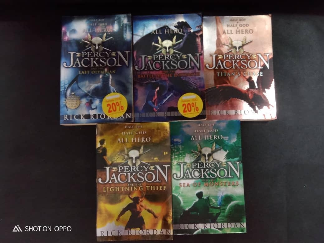 Novel Percy Jackson Books Stationery Books On Carousell