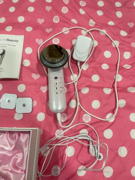 NULIFE Ultrasonic Fat Cellulite Burner FREE slimming cellulite cream used 5 Used both for 60