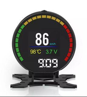 OBD2 Scanner Speed Boost Tachometer Gauge for European & Japanese Cars OBD