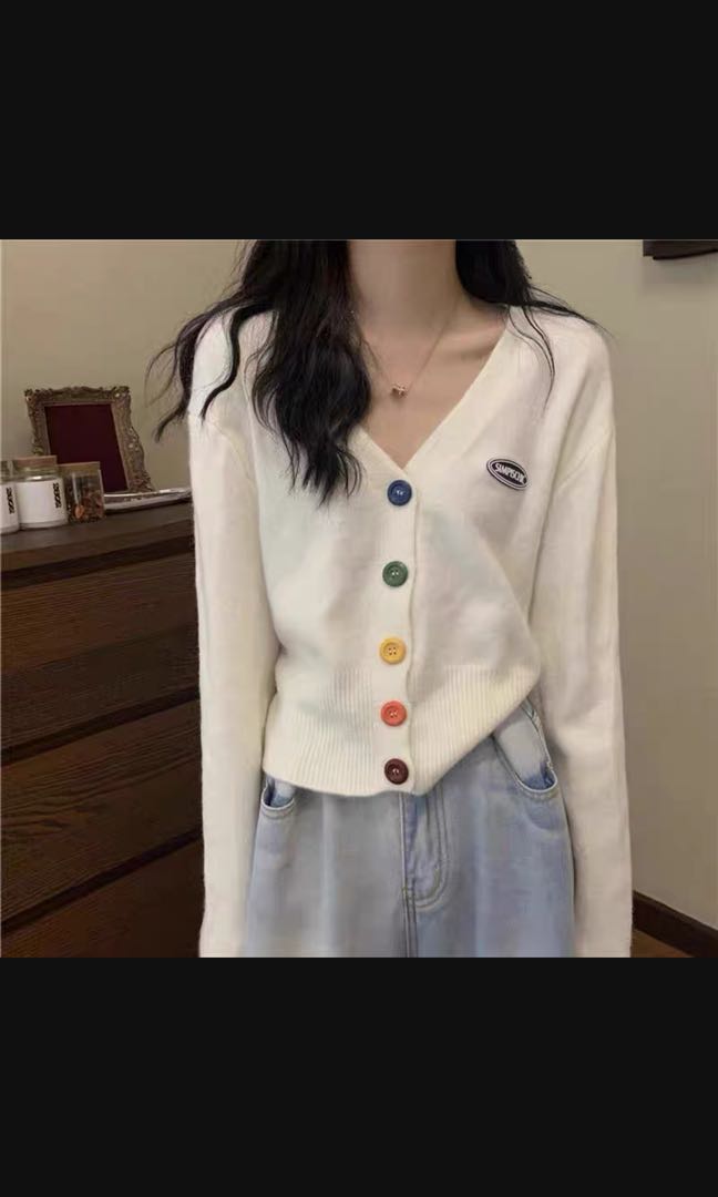 Womens off white cardigan sweater store