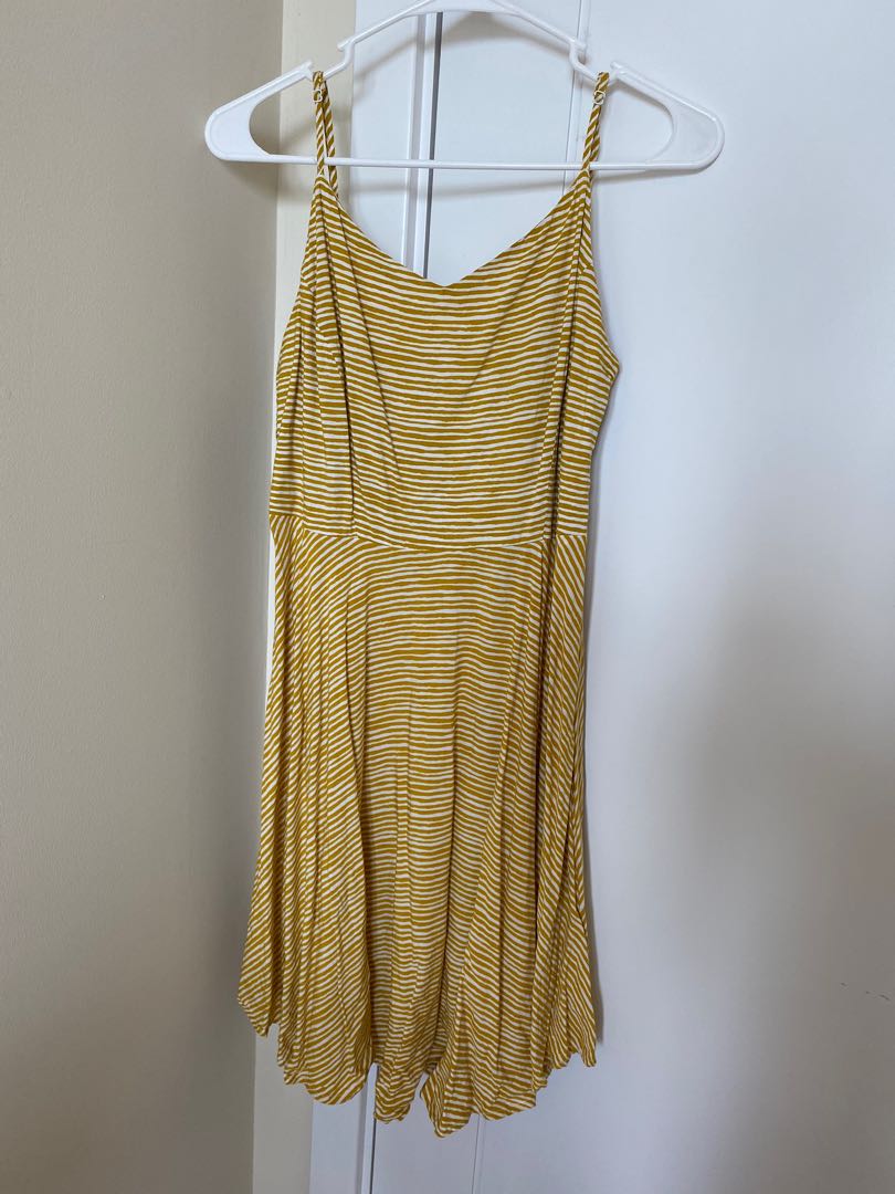 old navy mustard dress