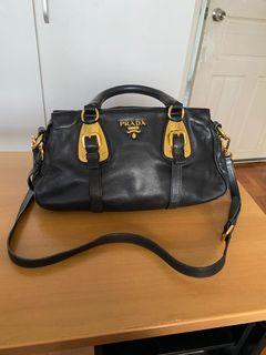 Prada Bauletto leather bag