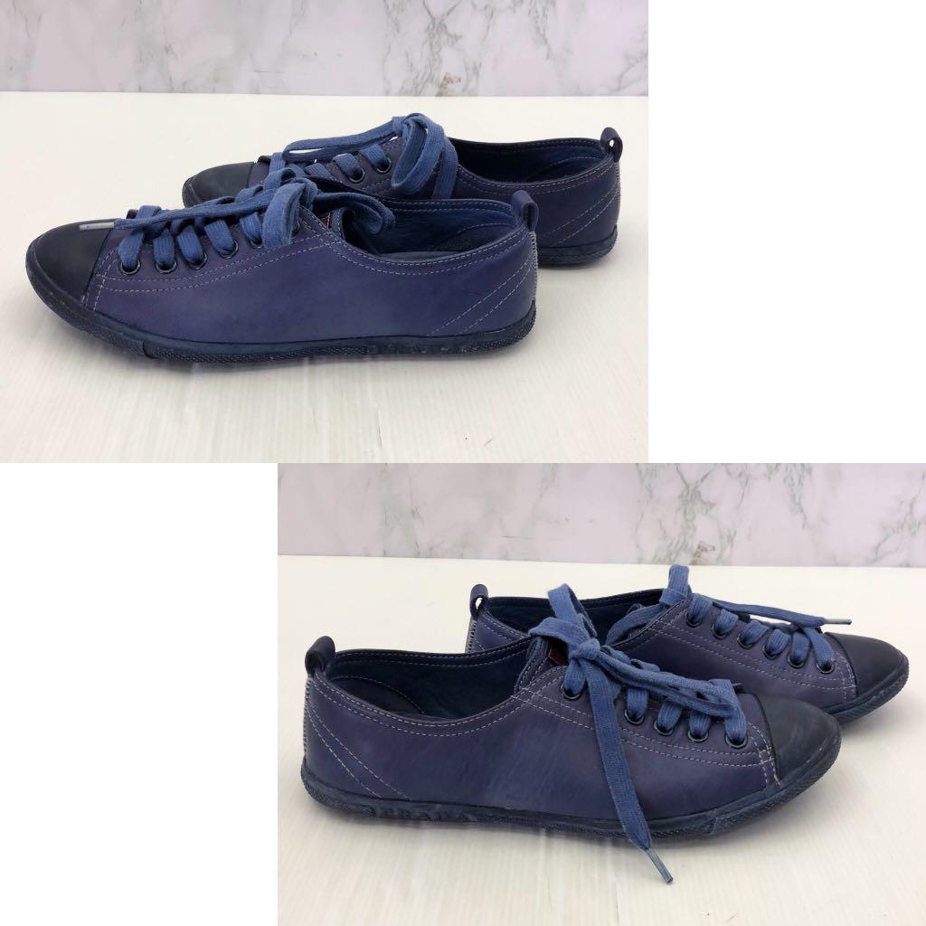 PRADA LADIES BLUE SNEAKERS 217010208 Luxury Sneakers Footwear on Carousell