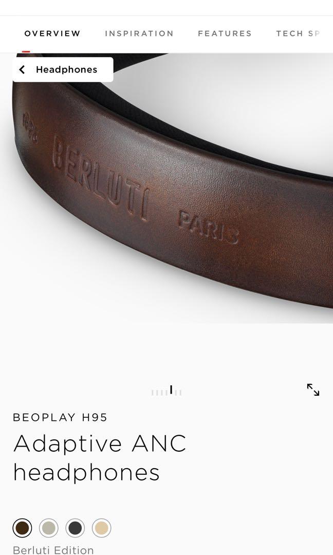 RARE] Berluti x Bang \u0026 Olufsen B\u0026O Beoplay H95 - Berluti Edition, Audio,  Headphones \u0026 Headsets on Carousell