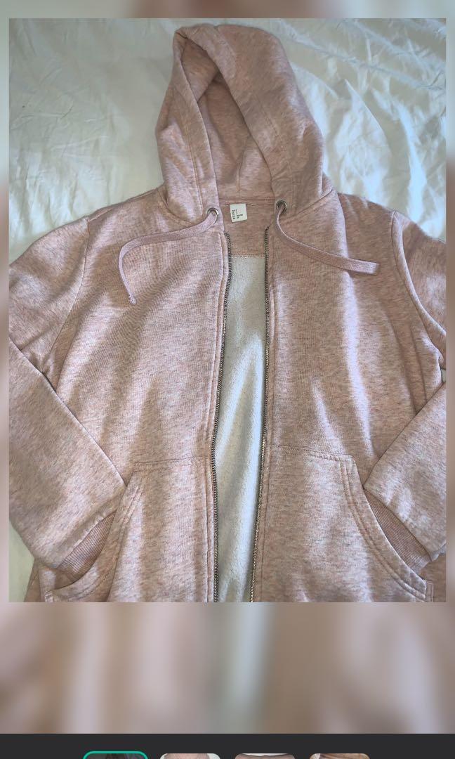 Salmon pink hoodie Outlet