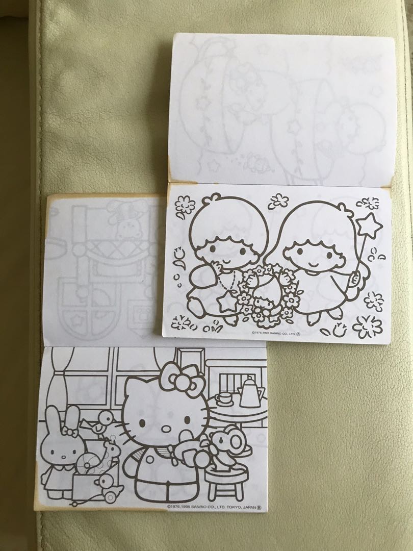 Coloring Book Hello Kitty, Hobbies & Toys, Books & Magazines, Children