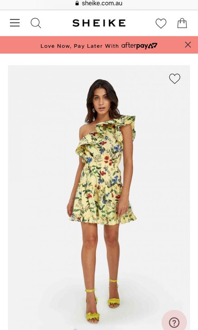 Sheike yellow floral dress Clearance
