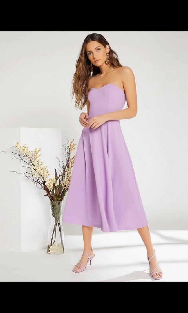 shein lilac dress