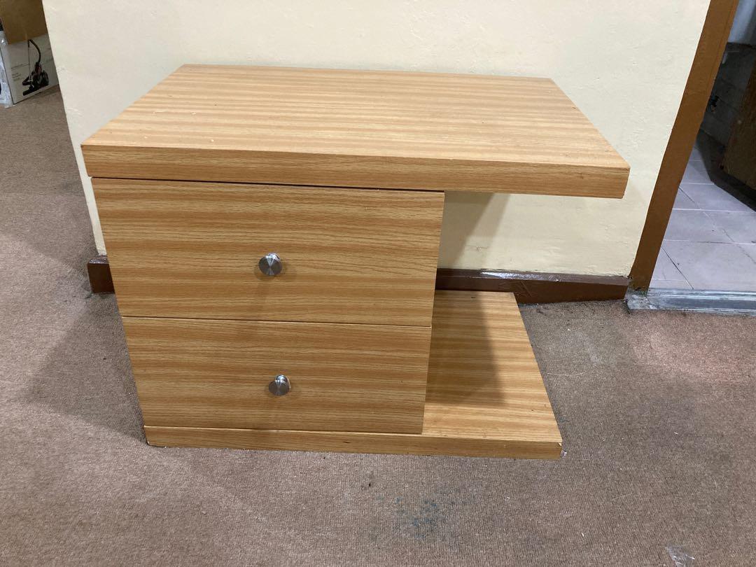 Side table/ cabinet (Category: Shelves, Cabinets & Racks) located in Makati City. Submitted by what0else (Listing ID 1091667528, Image 1). Description: No issues Delivery c/o buyer from mndaluyong.