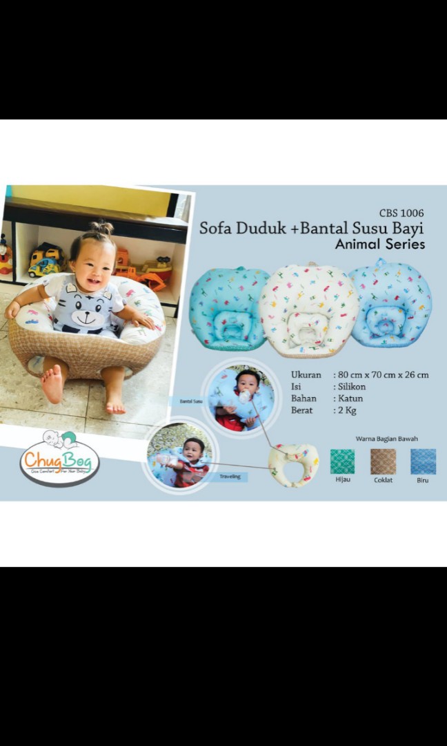 Sofa duduk bayi chugbog, Bayi & Anak, Kereta, Kursi Goyang & Gendongan
