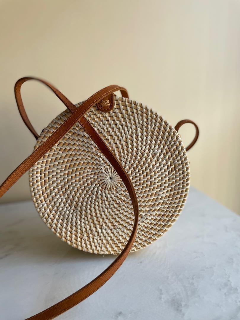 Round rattan bag sportsgirl cheap