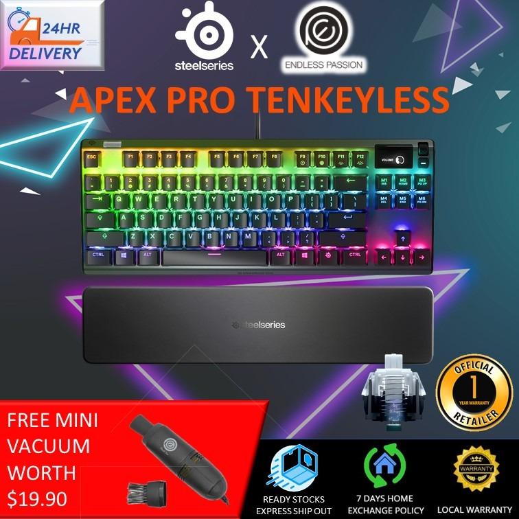 Steelseries Apex Pro Tkl Mechanical Gaming Keyboard Computers Tech Parts Accessories Computer Keyboard On Carousell