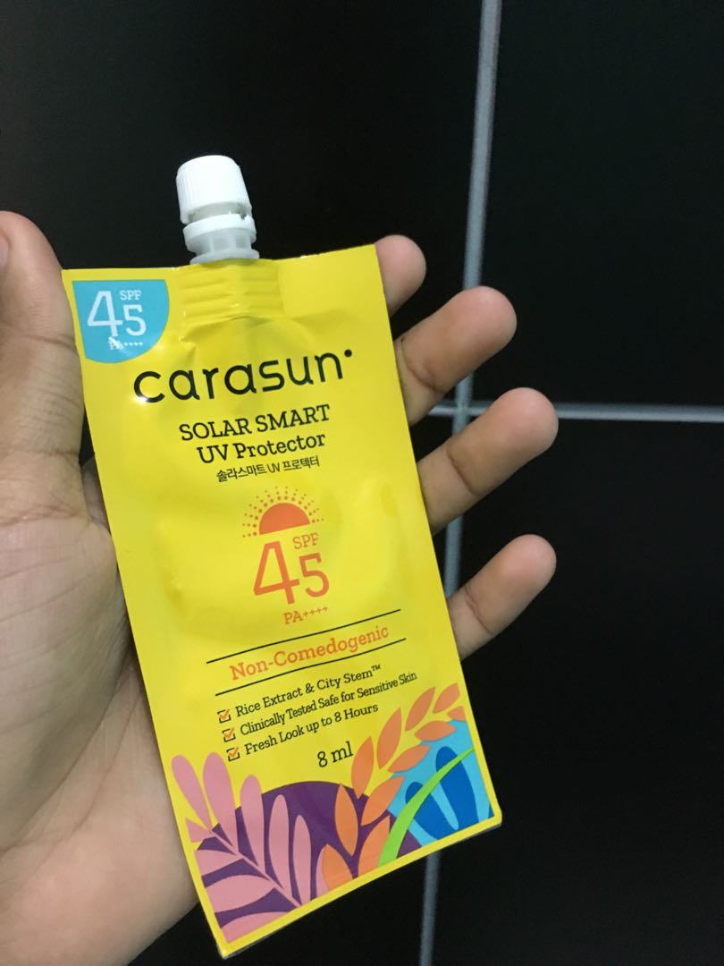 harga sunscreen carasun sachet