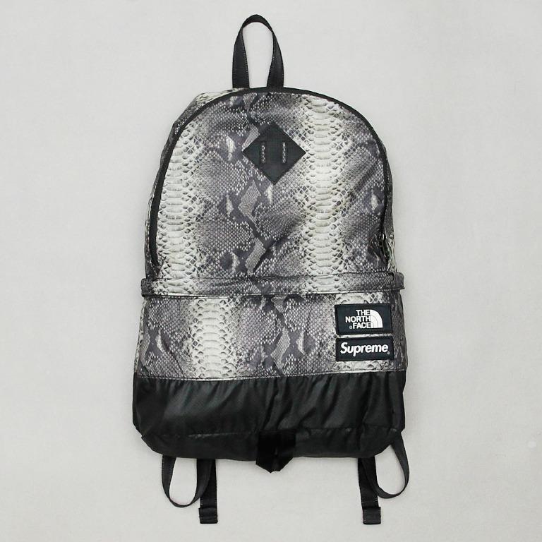 Supreme north face snakeskin backpack cheap