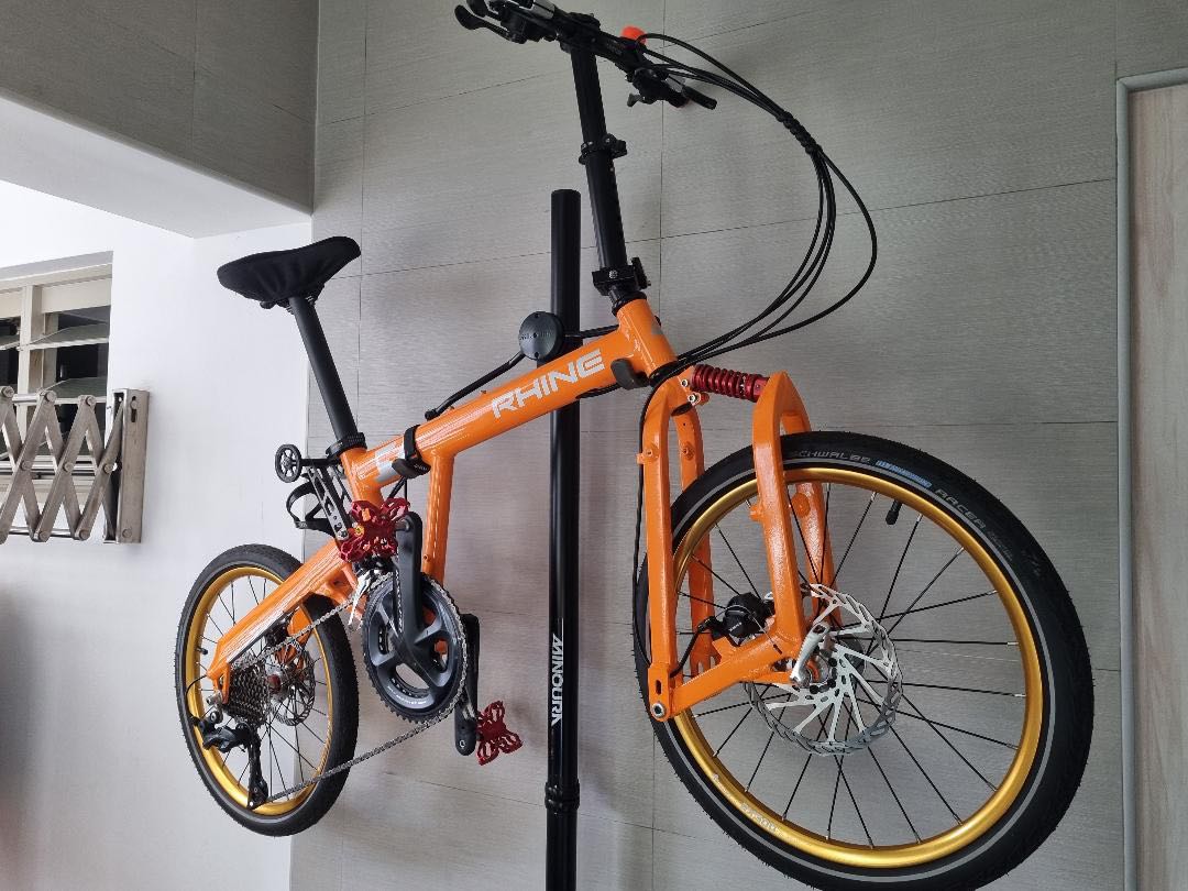 Rhine clearance folding bike