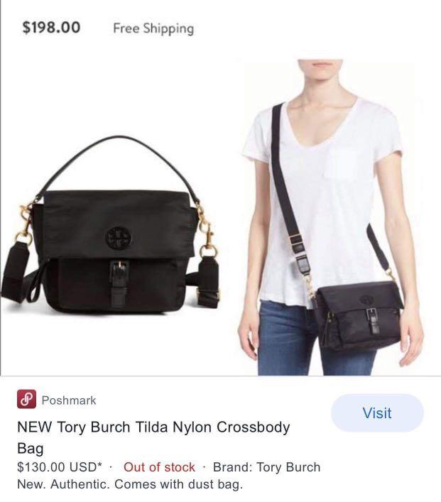 Tory burch tilda nylon crossbody bag cheap