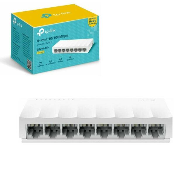TP-Link Network Desktop Switch LS1008 8-Port 10/100Mbps - 18 Months Brand  Warranty