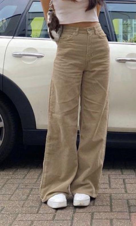 Trendy corduroy pants