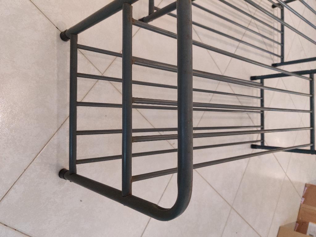 Two Foot Racks Metal from JYSK Haldum Style Good Condition Furniture Home Living Furniture Shelves Cabinets Racks on Carousell