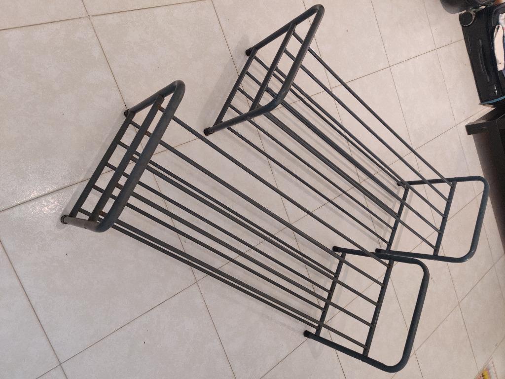 Two Foot Racks Metal from JYSK Haldum Style Good Condition Furniture Home Living Furniture Shelves Cabinets Racks on Carousell