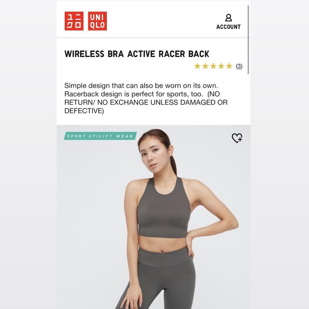 UNIQLO on X: The Active Racerback Wireless Bra is here to help