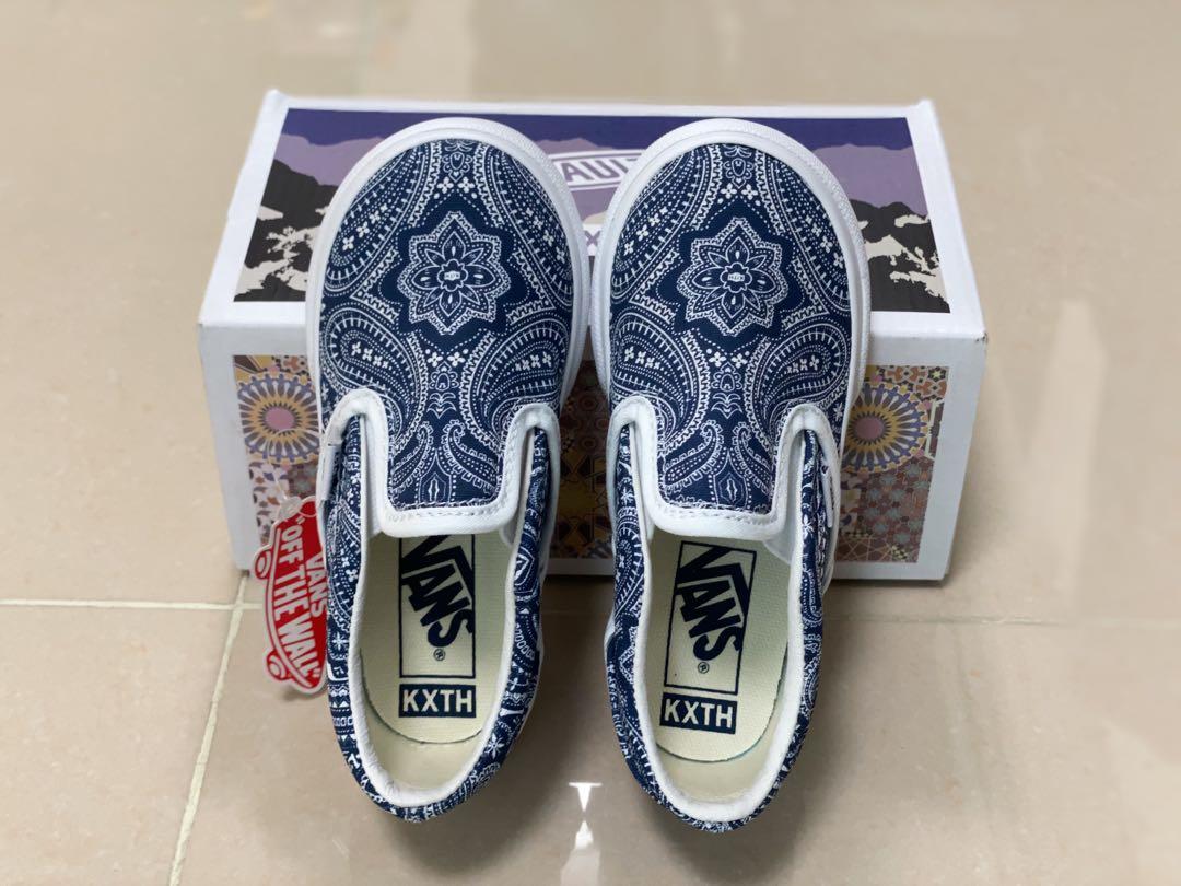 Vans Vault OG Classic Slip-On LX Kith 10th Anniversary Paisley Toddler, 兒童&孕婦用品, 嬰兒及小童流行時尚- Carousell Vans Vault OG Classic Slip-On LX Kith 10th Anniversary Paisley Toddler, 兒童&孕婦用品, 嬰兒及小童流行時尚- Carousell