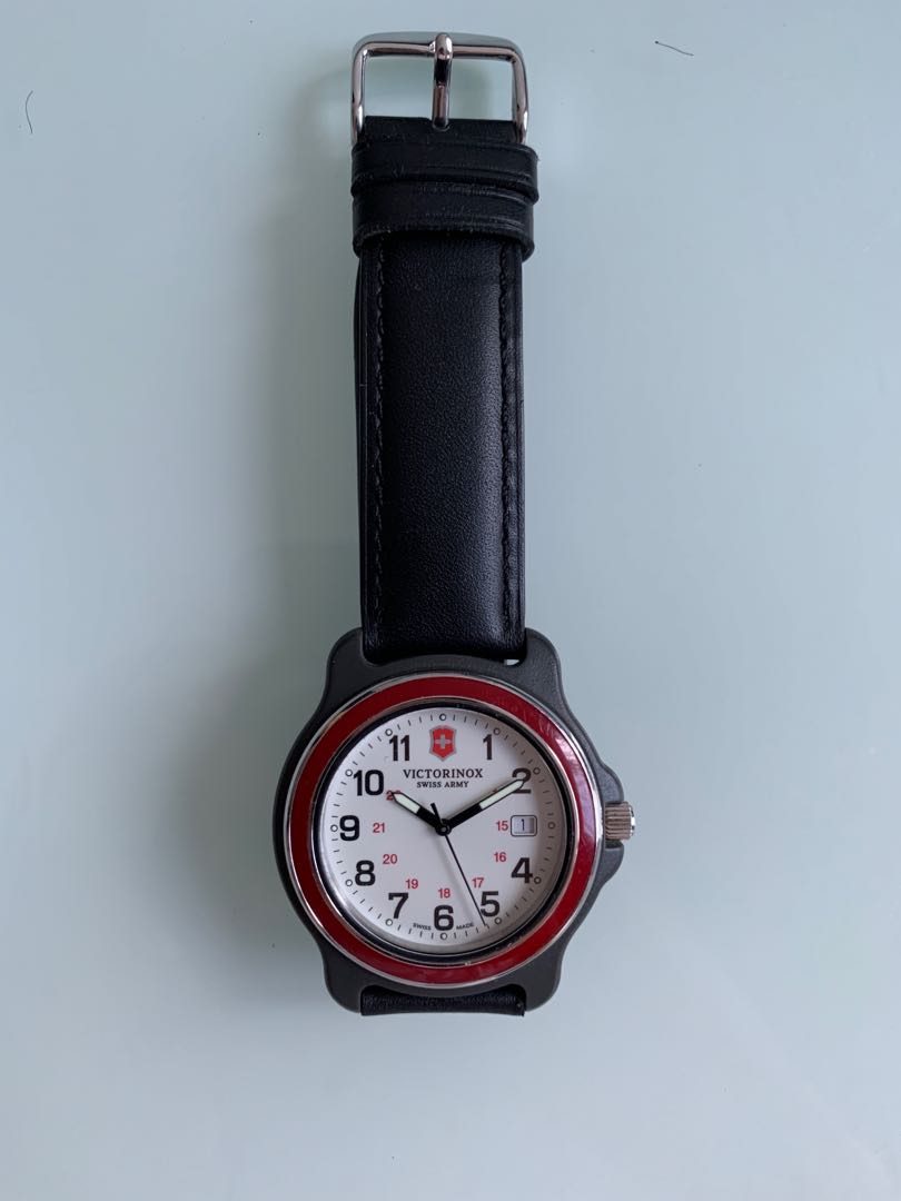 Victorinox Men s 249085 Original XL Black Stainless Steel Watch