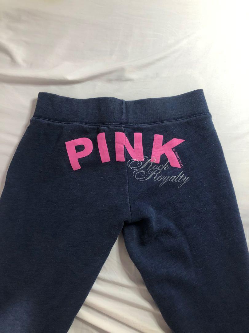 Victoria's secret PINK jogger jogging sweat pants bedazzled y2k