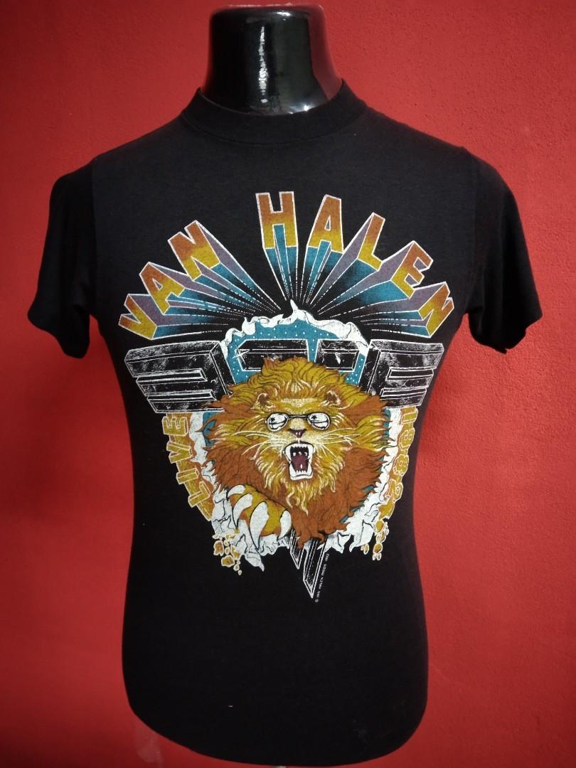 Van halen vintage t shirt sales