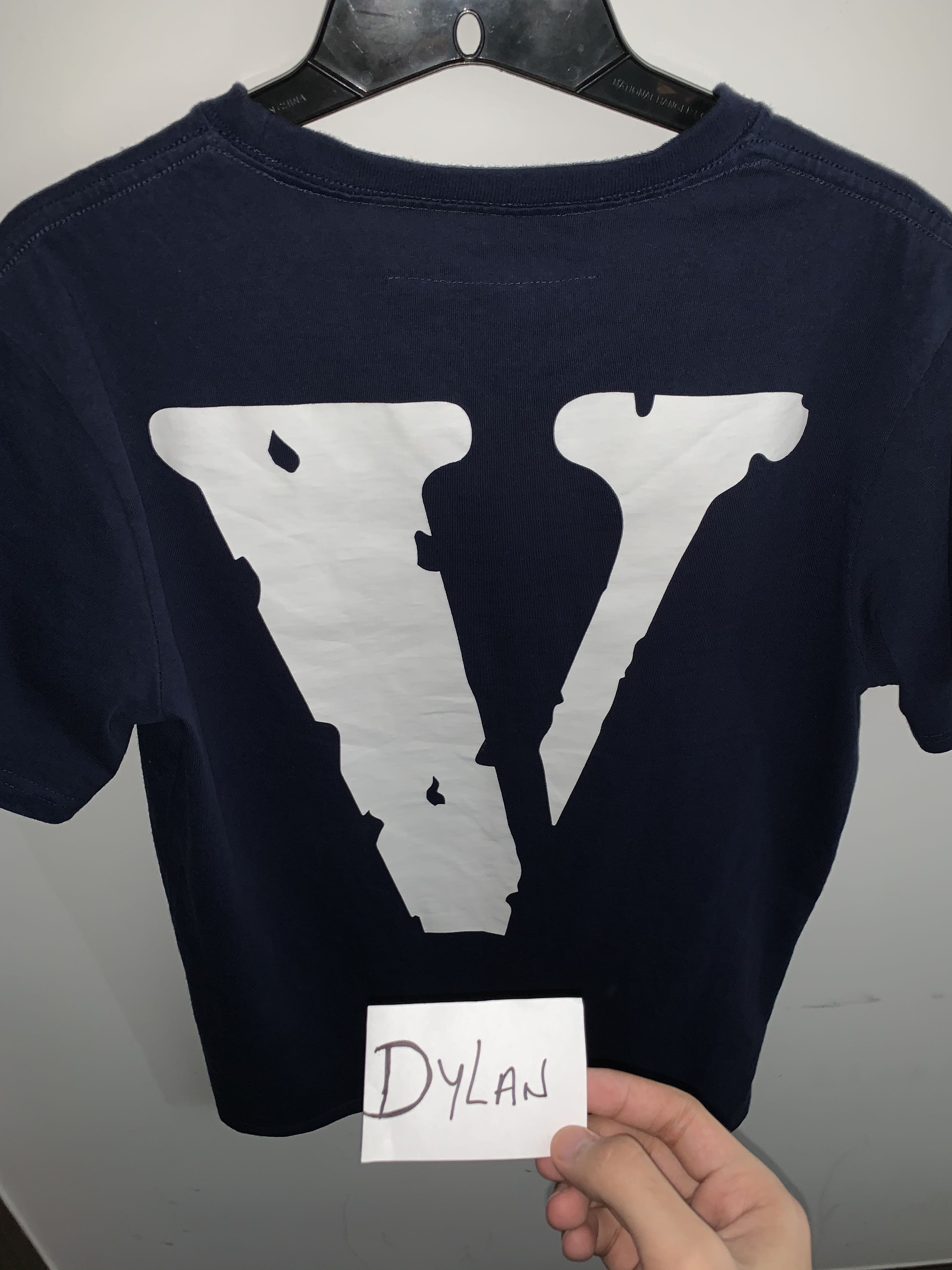 dark blue vlone shirt