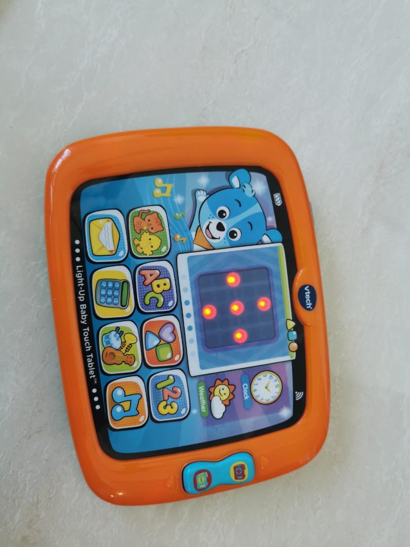 Blue VTech Light-Up Baby Touch Tablet  Exclusive 