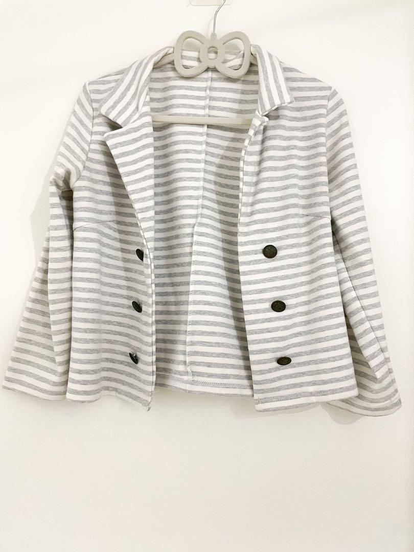 White striped blazer shop