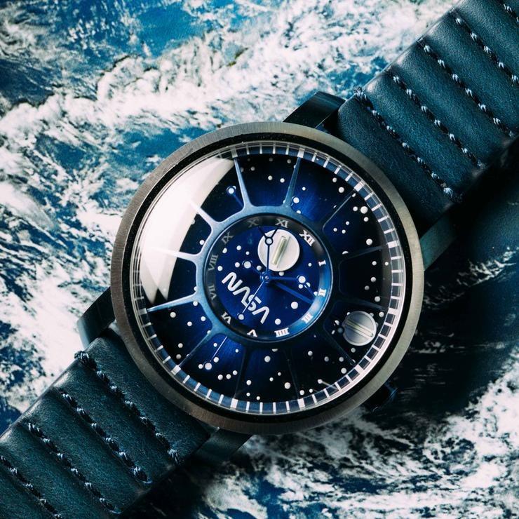 Xeric Apollo 11 50th Anniversary Automatic Watch Limited Edition Neutron Star Navy Blue